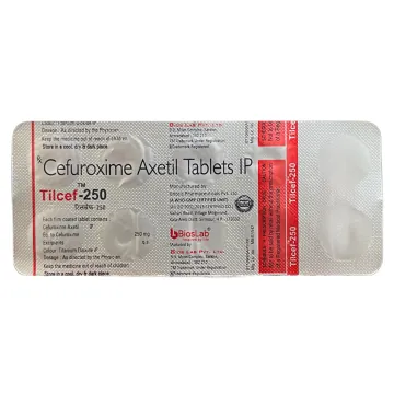 Tilcef 250 Tablet product image