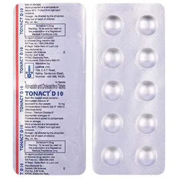 Tonact D 10 Tablet product image