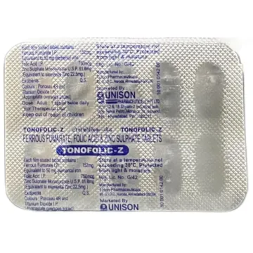 Tonofolic Z Tablet product image