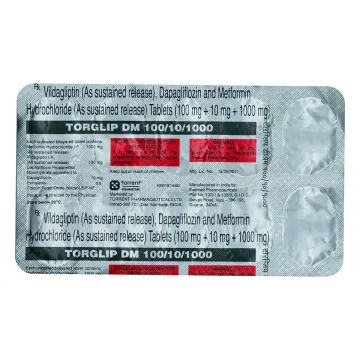 Torglip Dm 10/1000/100 Tablet product image
