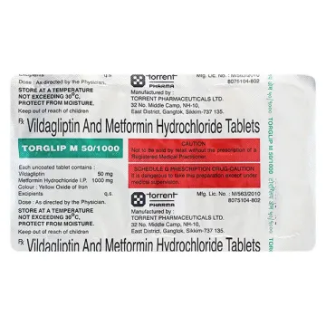 Torglip M 50/1000 Tablet product image