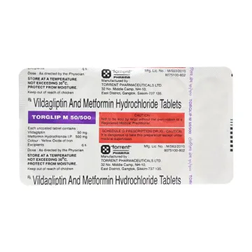 Torglip M 50/500 Tablet product image