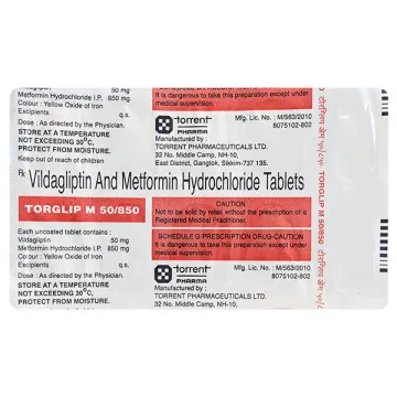 Torglip M 50/850 Tablet product image