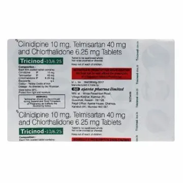 Tricinod 10/6.25 Tablet product image