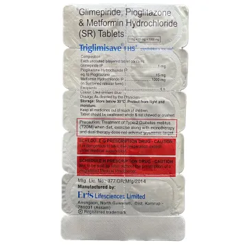 Triglimisave 1 Hs+ Tablet product image