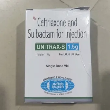 Unitrax S 1000 Mg/500 Mg Injection product image