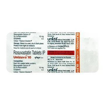 Unizuva 10mg Tablet product image