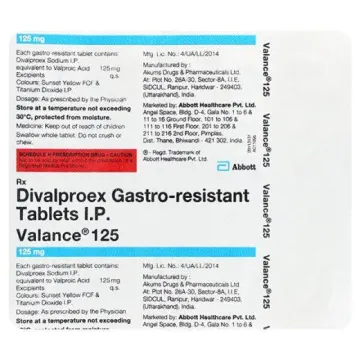 Valance 125 Tablet product image