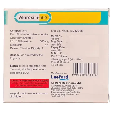 Venroxim 500 Tablet product image