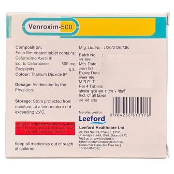 Venroxim 500 Tablet product image