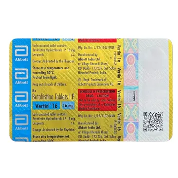 Vertin 16 Tablet product image