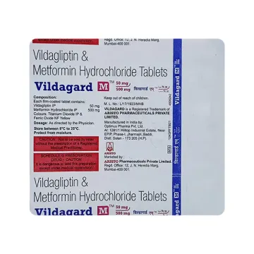 Vildagard M 50/500 Tablet product image