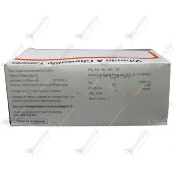 Vitamin A Chewable Tablet product image