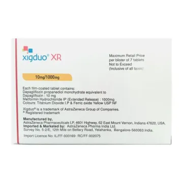 Xigduo Xr 10/1000mg Tablet product image
