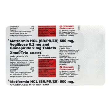 Xmet Trio 500/0.2/2 Tablet product image