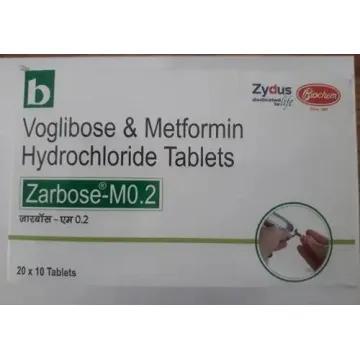 Zarbose M 0.2 Tablet product image