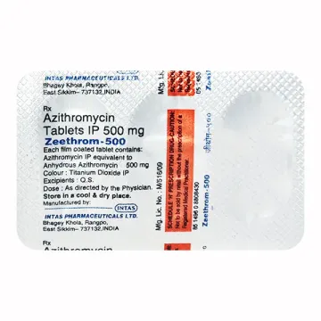 Zeethrom 500 Tablet product image