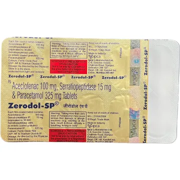 Zerodol Sp Tablet product image