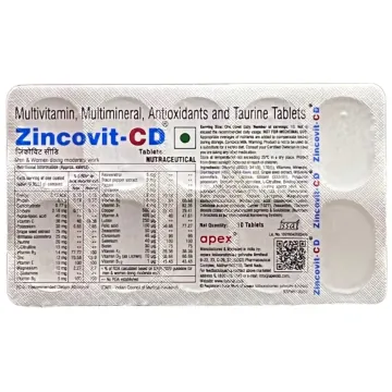 Zincovit Cd Tablets product image