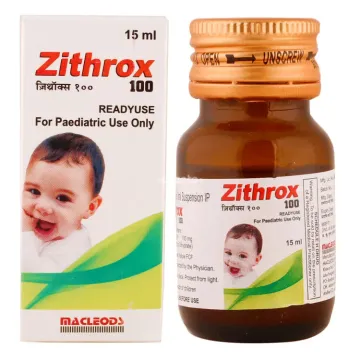 Zithrox 100 Suspension 15ml product image