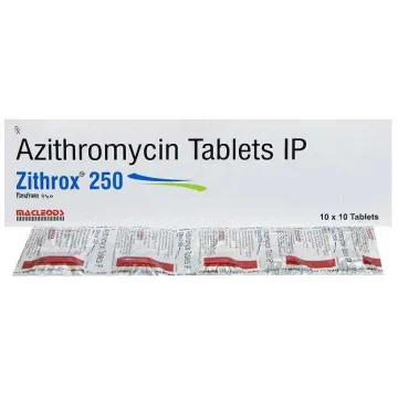 Zithrox 250 Tablet product image