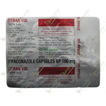 Zitran 100mg Capsule product image