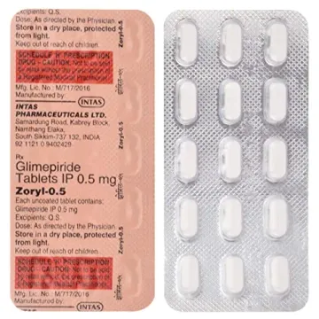 Zoryl 0.5 Tablet product image