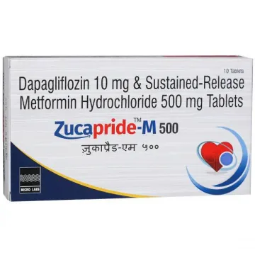 Zucapride M 500 Tablet product image