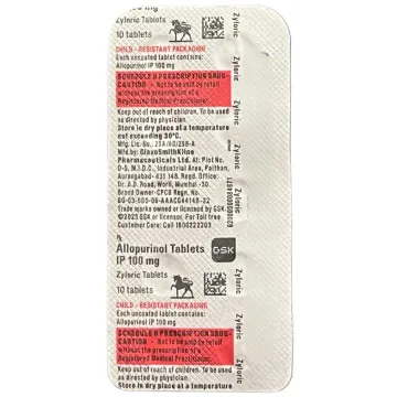 Zyloric 100 Tablet product image
