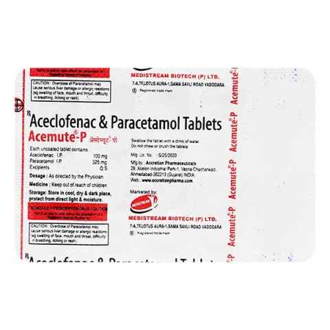 Acemute P Tablet product image