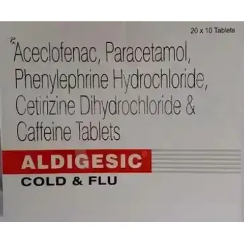 Aldigesic Cold & Flu Tablets product image