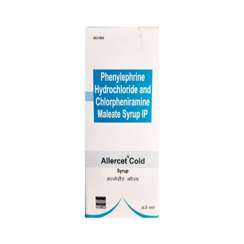 Allercet Cold Syrup 60ml product image