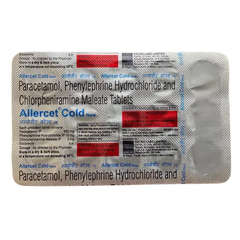 Allercet Cold Tablet product image