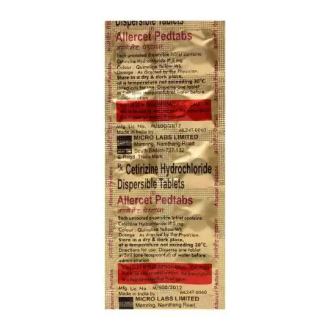 Allercet Ped Tablet product image