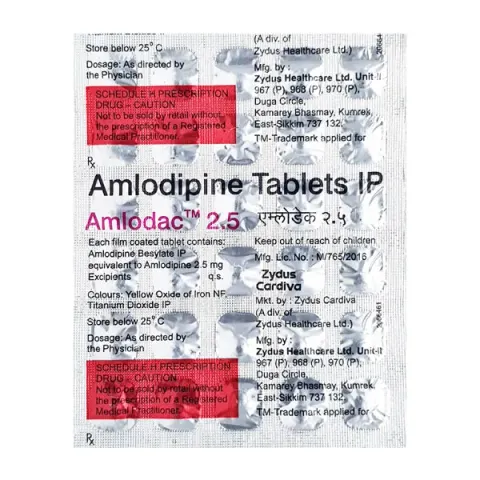 Amlodac 2.5 Tablet product image