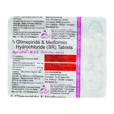 Apriglim M 0.5 Tablet product image
