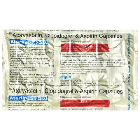 Atorlip Gold 10 Capsule product image