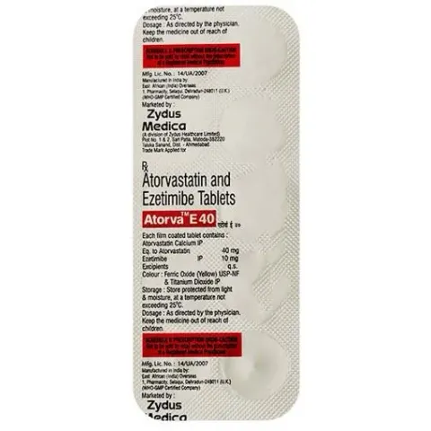 Atorva E 40 Tablet product image