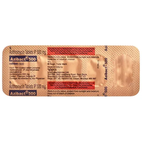 Azibact 500 Tablet product image
