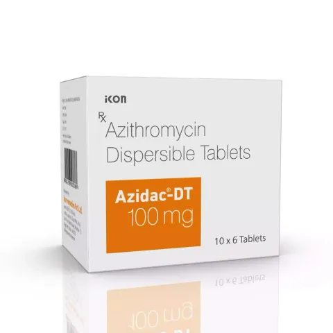 Azidac 100mg Tablet product image