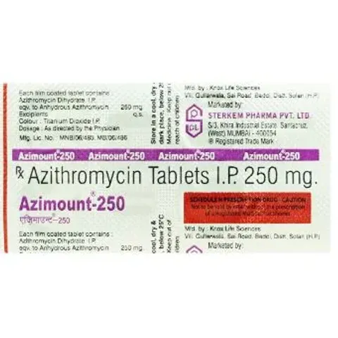 Azimount 250 Tablet product image
