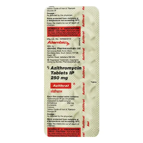 Azithral 250 Tablet product image
