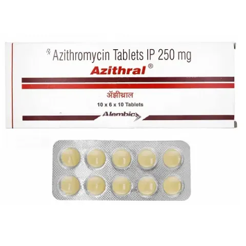 Azithral 250mg Dt Tablet product image