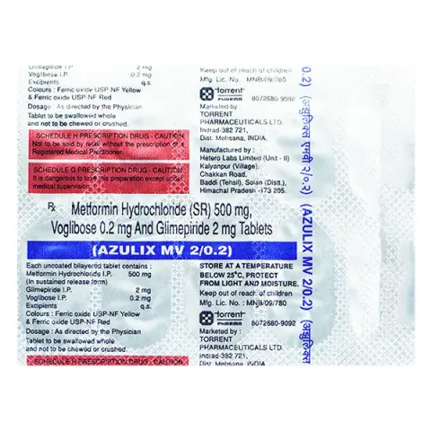 Azulix Mv 2/0.2 Tablet product image