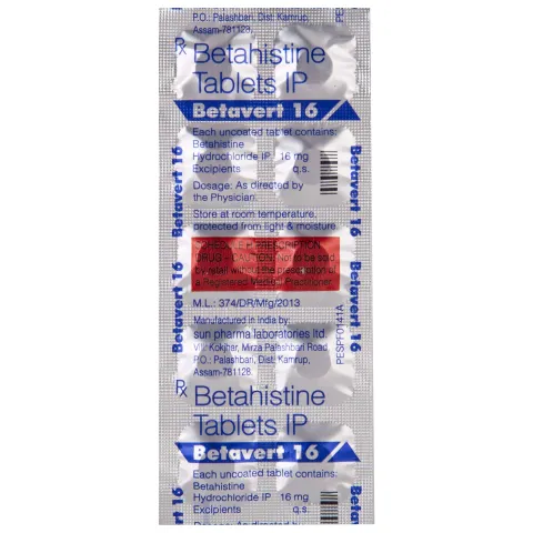 Betavert 16 Tablet product image