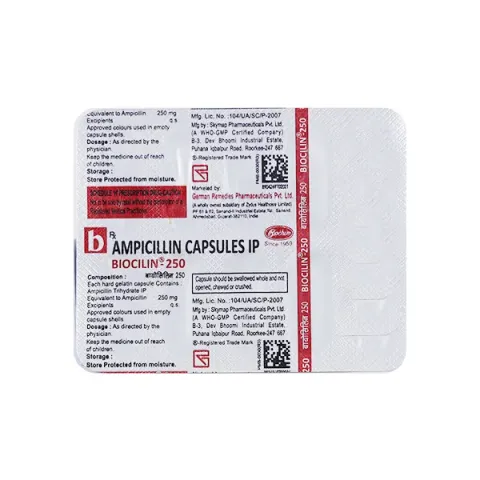 Biocillin 250mg Capsule product image
