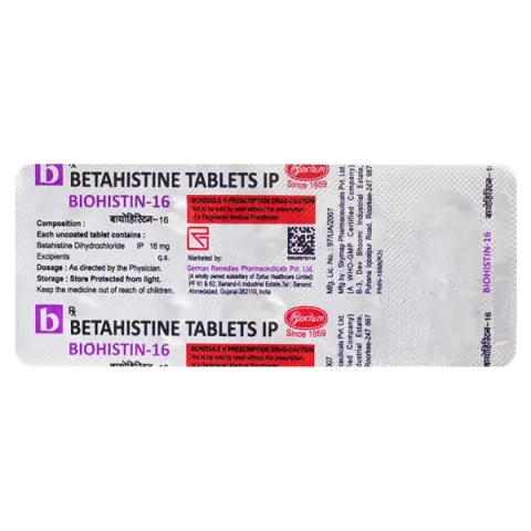 Biohistin 16 Tablet product image