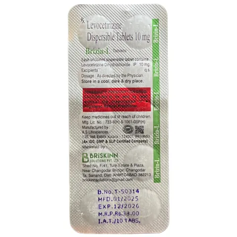 Brizin L Tablet 10mg product image