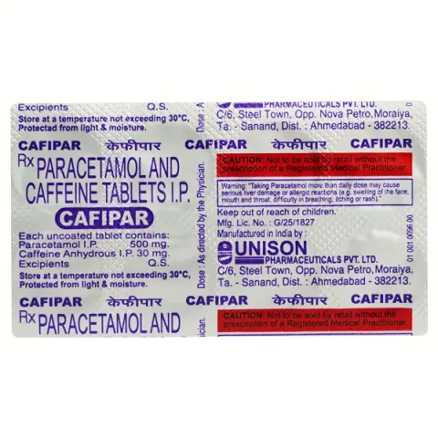 Cafipar Tablet product image