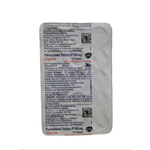 Calpol 500mg Tablet product image